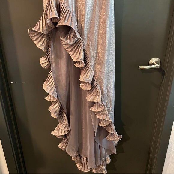 Delfi Collectice Jacqueline Metallic Ruffle Dress Size Large NEW! With tags! - Picture 3 of 8